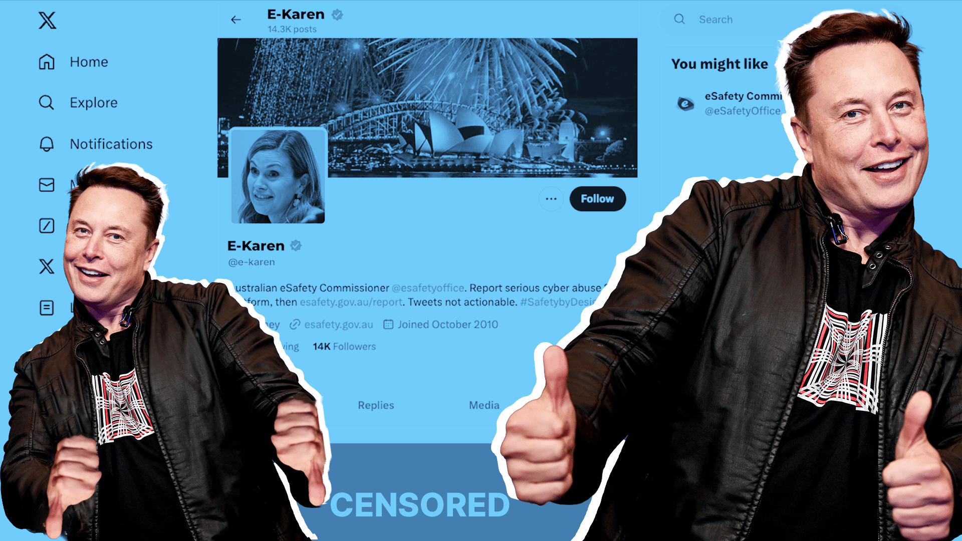 Elon Musk Shames E-Karen And The Australian Media